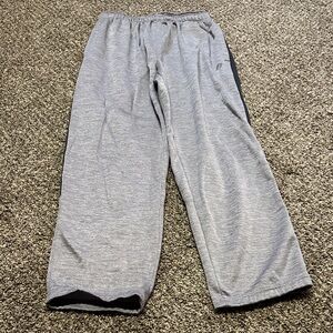 Russell Athletic Gray and Black Thermal Sweatpants